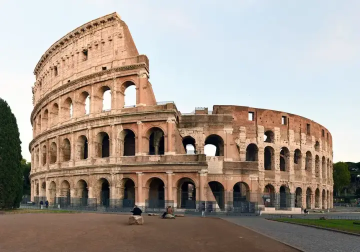Colosseum · Rome’s amphitheatre completed in 80 AD.