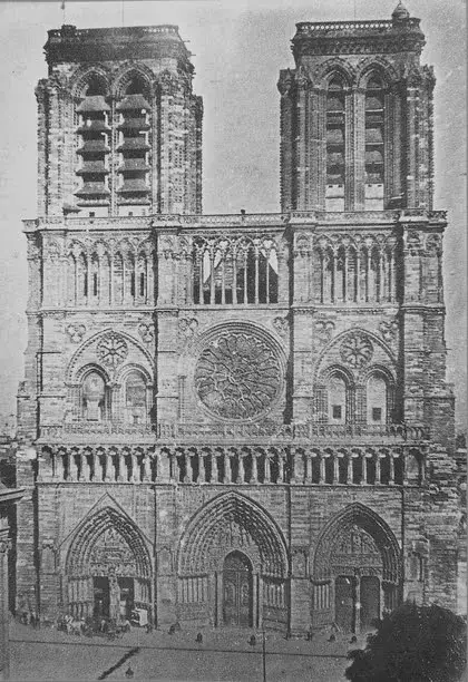 Notre-Dame details · Sculpture and stonework up close.