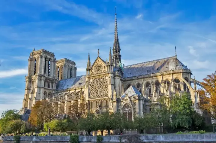 Notre-Dame de Paris · Gothic cathedral begun in 1163.
